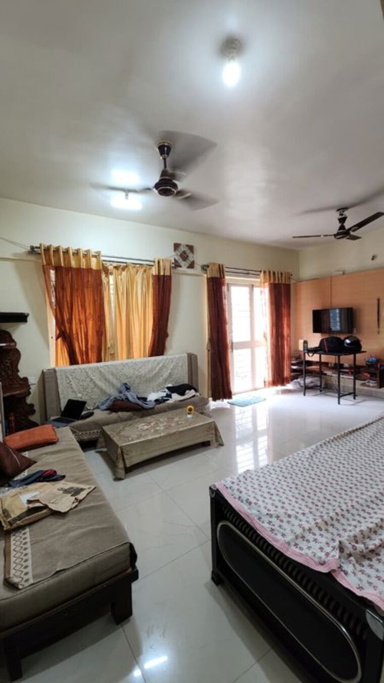 Living Room, om-faith 2 Bedroom 1011 Sq.Ft. Apartment In Balewadi Pune 10649199