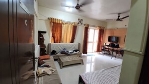 Living Room in 2 BHK Apartment at Om Faith, Balewadi – for Rent