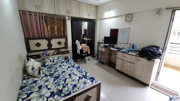 Bedroom, om-faith 2 Bedroom 1011 Sq.Ft. Apartment In Balewadi Pune 10649199