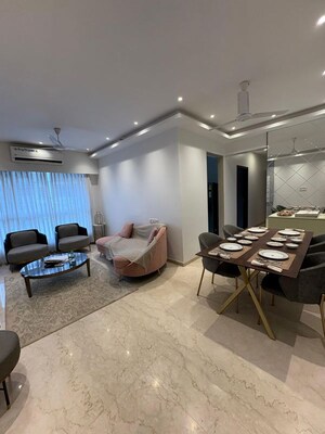 Living Room in 1 BHK Apartment at Group Satellite Elegance, Goregaon East – for Sale
