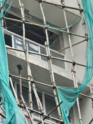 Balcony in 1 BHK Apartment at Group Satellite Elegance, Goregaon East – for Sale