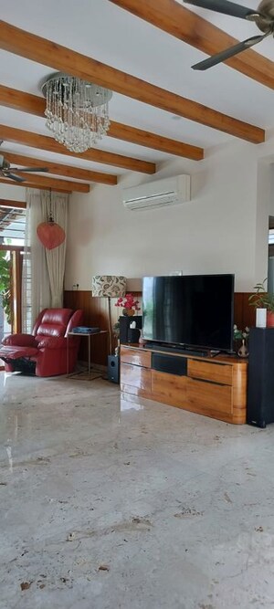 Living Room in 4 BHK Villa at Sunny Brooks, Sarjapur Road – for Rent