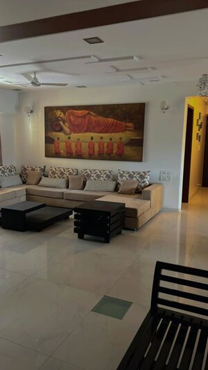 Living Room in 4 BHK Apartment at Mittal Crosswinds, Baner – for Sale