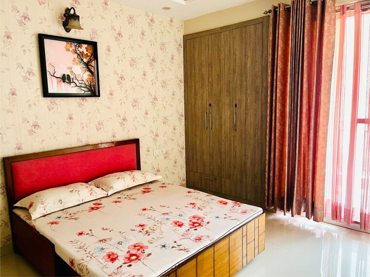 Bedroom, skylar-homes 3 Bedroom 1050 Sq.Ft. Apartment In Patiala Road Zirakpur 10649257