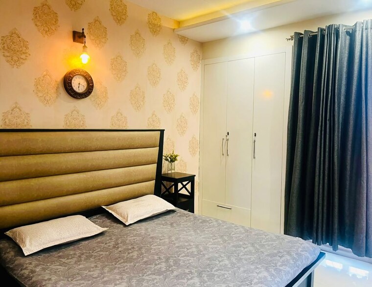 Bedroom, skylar-homes 3 Bedroom 1050 Sq.Ft. Apartment In Patiala Road Zirakpur 10649257