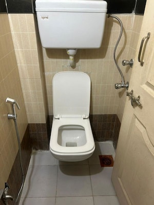 Bathroom in 2 BHK Apartment at Dedhia Palatial Height, Powai – for Rent