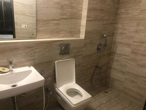 Bathroom in 3 BHK Apartment at Dheeraj Valley, Goregaon East – for Rent