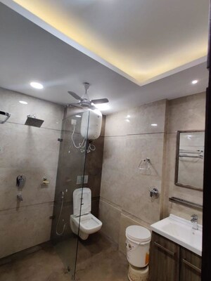 Bathroom in 4 BHK Builder Floor at Vipul World Floors, Sector 48 – for Rent
