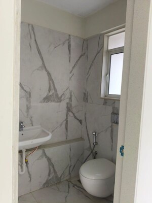 Bathroom in 1 BHK Apartment at Swastik Platinum Apartment, Vikhroli East – for Rent
