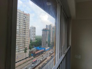 Balcony in 1 BHK Apartment at Swastik Platinum Apartment, Vikhroli East – for Rent