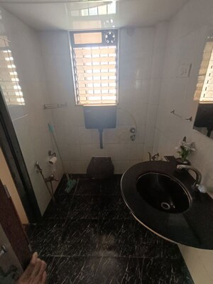 Bathroom in 3 BHK Apartment at Shree Krishna Heights Malad, Malad East – for Rent