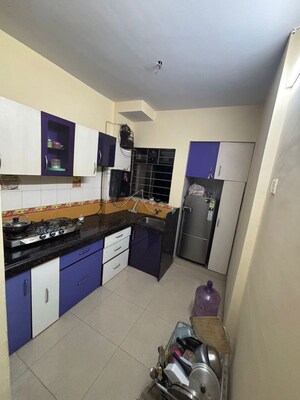Kitchen in 1 BHK Apartment at Rutu Estate, Brahmand – for Rent