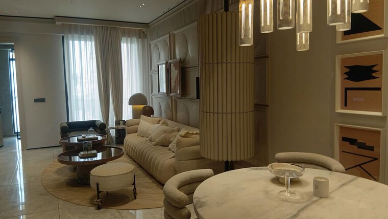 Living Room, paras-the-florett-enqlave 3 Bedroom 1750 Sq.Ft. Apartment In Sector 59 Gurgaon 10649394
