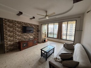 Living Room in 3 BHK Apartment at Swastik Regalia, Waghbil – for Rent