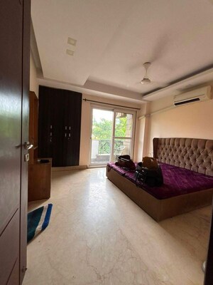 Bedroom in 3 BHK Builder Floor at Shivalik Colony – for Rent