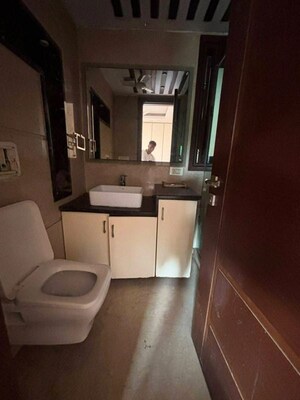 Bathroom in 3 BHK Builder Floor at Shivalik Colony – for Rent