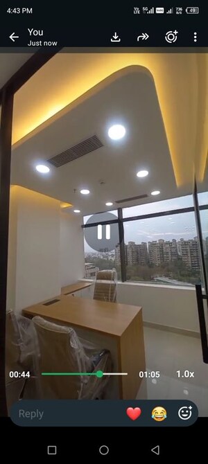 Living Room in  Office Space at Spaze Edge Tower, Sector 47 – for Rent