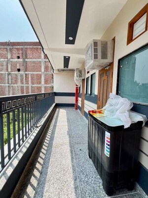 Balcony in 1 RK Builder Floor at AKD Tower, Sector 14 – for Rent
