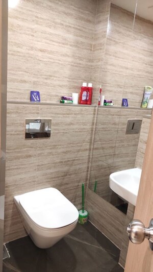Bathroom in 1 BHK Apartment at Lodha Unica, Jogeshwari West – for Sale