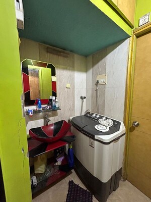Bathroom in 2 BHK Apartment at Mahavir Varsha, Ghansoli – for Rent