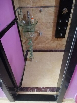 Bathroom in 2 BHK Apartment at Mahavir Varsha, Ghansoli – for Rent