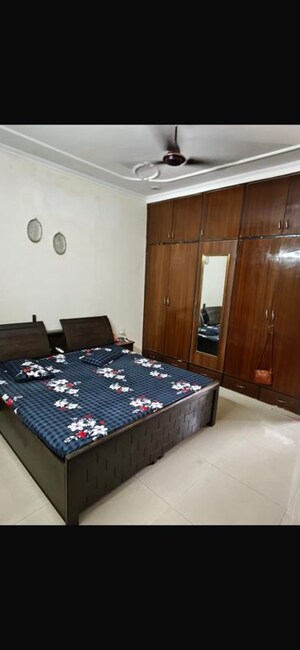 Bedroom in 3 BHK Builder Floor at Rajouri Garden – for Rent
