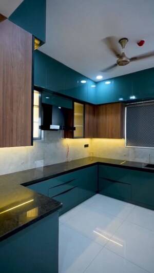 Kitchen in 3 BHK Apartment at Candeur Crescent, Serilingampally – for Rent