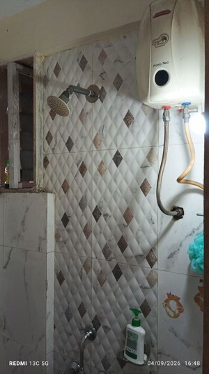 Bathroom in 1 BHK Apartment at Ulwe Sector 17 – for Rent