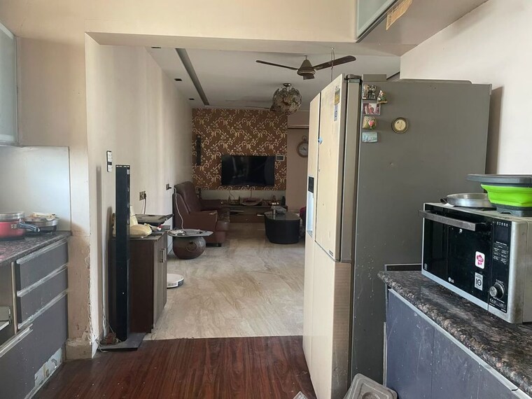 Kitchen, marvel-isola 3 Bedroom 1350 Sq.Ft. Apartment In Mohammadwadi Pune 10649488