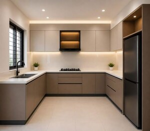 Kitchen in 2 BHK Apartment at The V Mansion, Prabhadevi – for Sale