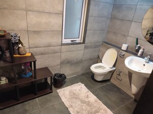 Bathroom in 4 BHK Apartment at Water Front Apartment, Kalyani Nagar – for Rent