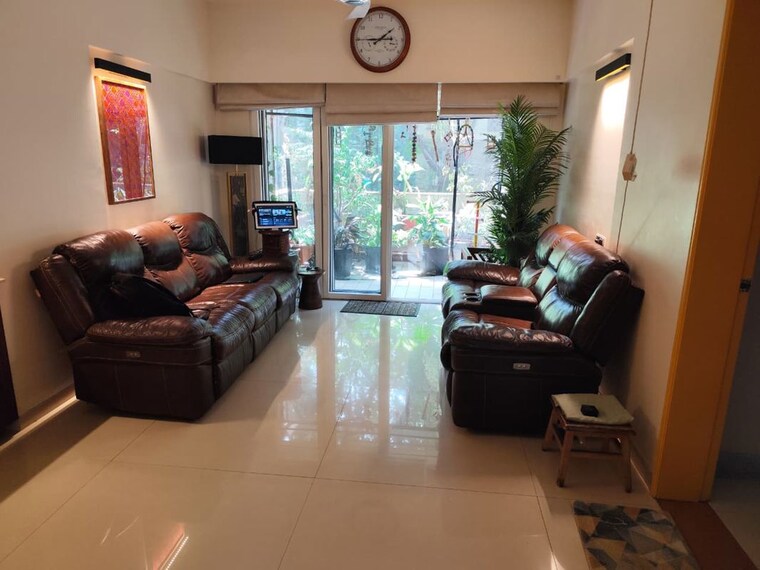 Living Room, water-front-apartment 4 Bedroom 2400 Sq.Ft. Apartment In Kalyani Nagar Pune 10649519