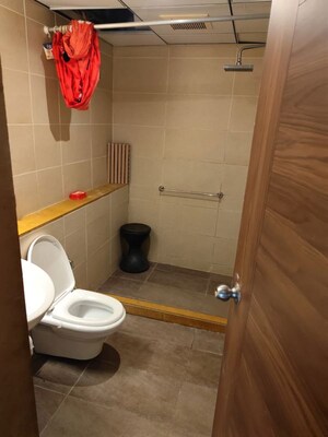 Bathroom in 4 BHK Apartment at Water Front Apartment, Kalyani Nagar – for Rent