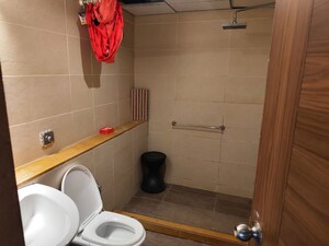 Bathroom in 4 BHK Apartment at Water Front Apartment, Kalyani Nagar – for Rent