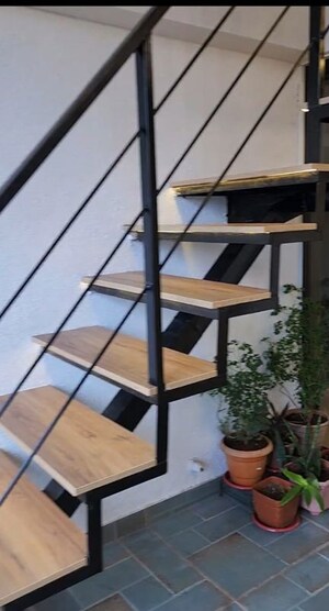 Staircase in 1 BHK Apartment at Hiranandani Estate, Ghodbunder Road – for Rent