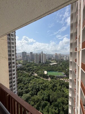 Balcony in 1 BHK Apartment at Piramal Vaikunth, Balkum Pada – for Rent