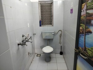 Bathroom in 2 BHK Apartment at Shailesh Chs Ltd, Nerul – for Rent