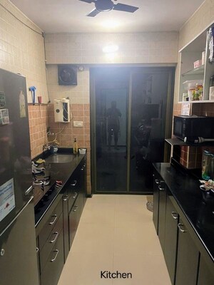 Kitchen in 1 BHK Apartment at K M Horizon Palms, Owale – for Rent
