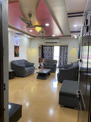 Living Room in 3 BHK Apartment at Nyati Enclave, Mohammadwadi – for Sale