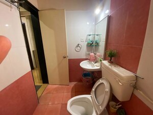 Bathroom in 3 BHK Apartment at Nyati Enclave, Mohammadwadi – for Sale