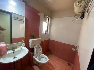 Bathroom in 3 BHK Apartment at Nyati Enclave, Mohammadwadi – for Sale
