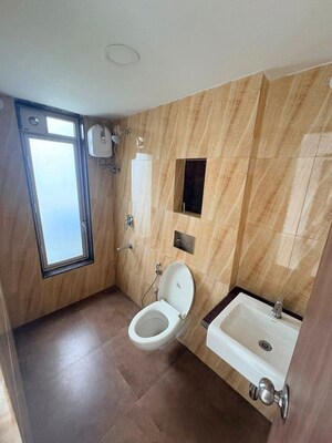 Bathroom in 2 BHK Apartment at Lodha Amara, Kolshet Road – for Rent