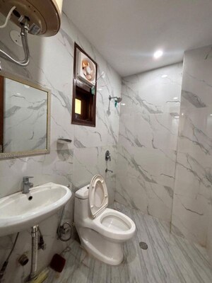 Bathroom in 2 BHK Apartment at Freedom Fighters Enclave – for Rent
