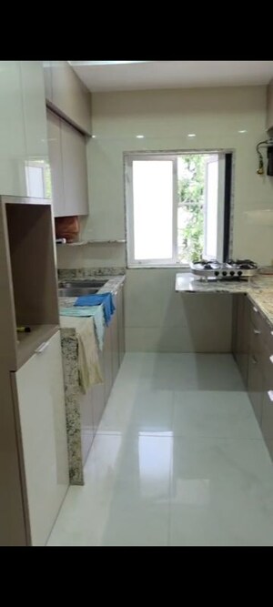 Kitchen in 3 BHK Apartment at Heritage View Vile Parle, Vile Parle West – for Rent