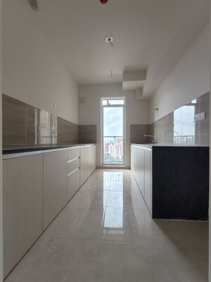 Building Lobby in 3 BHK Apartment at One Indiabulls Thane, Pokhran Road No Two – for Rent