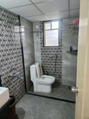 Bathroom in 3 BHK Apartment at SSD Sai Pearl, Pimple Saudagar – for Rent