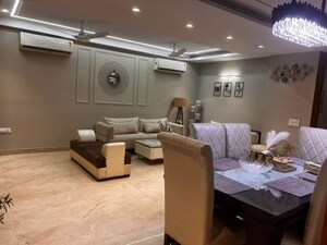 Living Room in 3 BHK Builder Floor at BPTP Amstoria, Sector 102 – for Rent