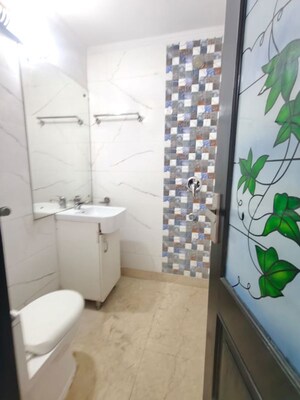 Bathroom in 3 BHK Apartment at Vasant Kunj – for Rent