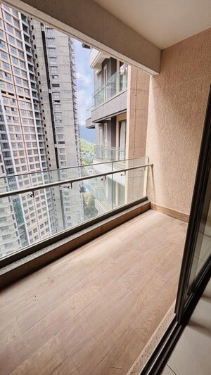Balcony in 2.5 BHK Apartment at Prestige Siesta, Mulund West – for Rent