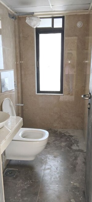 Bathroom in 3 BHK Apartment at IM Applaud 38, Goregaon East – for Rent